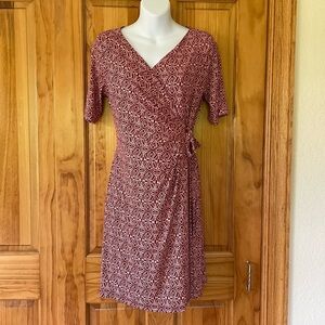 Motherhood maternity wrap dress